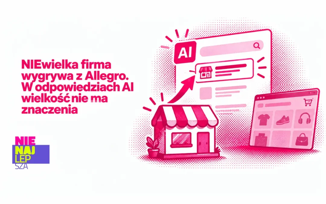 NIEwielka firma wygrywa z Allegro. W odpowiedziach AI wielkość nie ma znaczenia