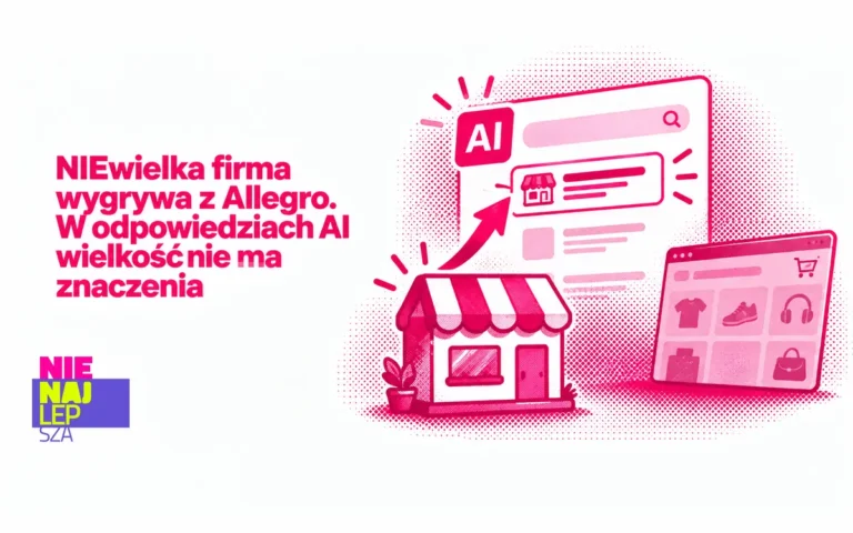 Przegląd od AI w wyszukiwarce wskazuje mały sklep zamiast dużej platformy zakupowej